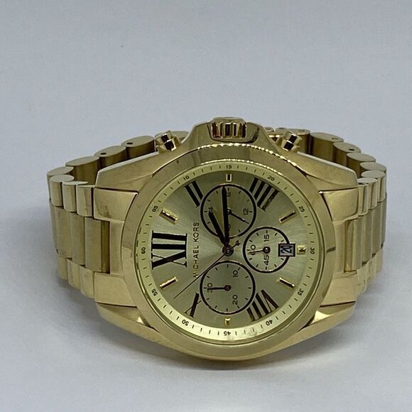 Michael Kors Bradshaw MK5605 Womens Stainless Steel Analog Dial Wrist Watch RQ35 - Picture 7 of 12